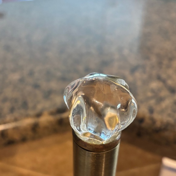 MacKenzie-Childs Checkered Paper Towel Holder - Black and White - Picture 3 of 3